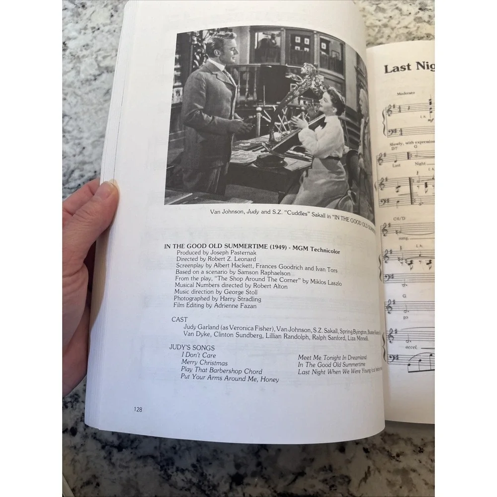 The Judy Garland Souvenir‎ Songbook Piano/Vocal/Guitar
